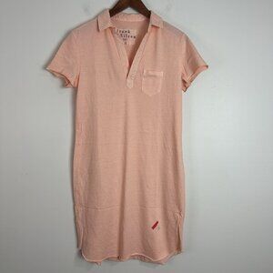 Frank & Eileen Dress‎ Womens S Peach Lauren Polo Dress Classic Preppy Minimalist
